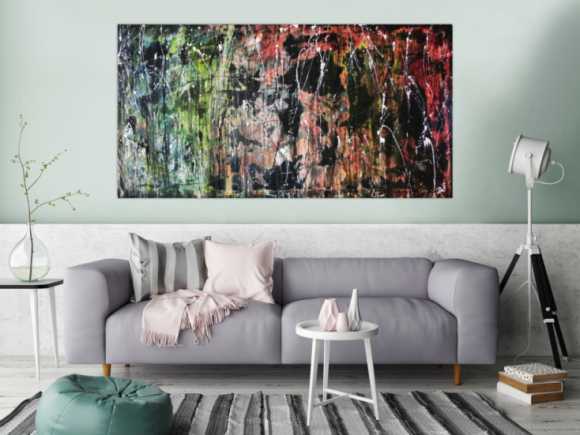 Abstraktes Acrylgemälde