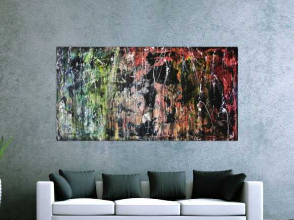 Abstraktes Acrylgemälde