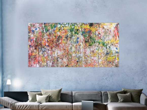 Kunstdruck Ausschnitt erstellen abstraktes Gemälde Nr. 440