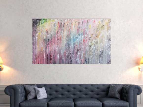 Kunstdruck Ausschnitt erstellen abstraktes Gemälde Nr. 444