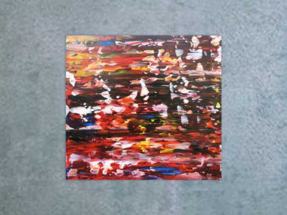 Kunstdruck Ausschnitt erstellen abstraktes Gemälde Nr. 448