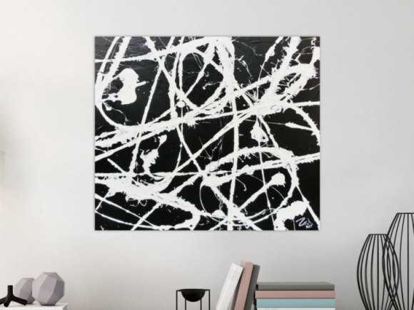 Kunstdruck Ausschnitt erstellen abstraktes Gemälde Nr. 451