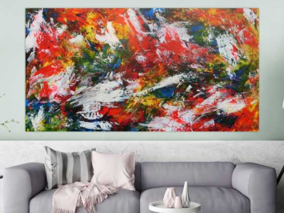 Kunstdruck Ausschnitt erstellen abstraktes Gemälde Nr. 452