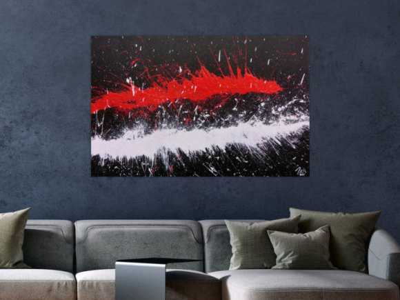 Kunstdruck Ausschnitt erstellen abstraktes Gemälde Nr. 469