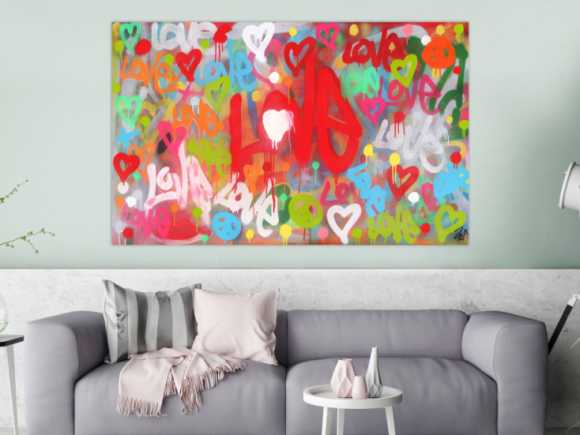 Kunstdruck auf Leinwand abstraktes Gemälde Nr. 473