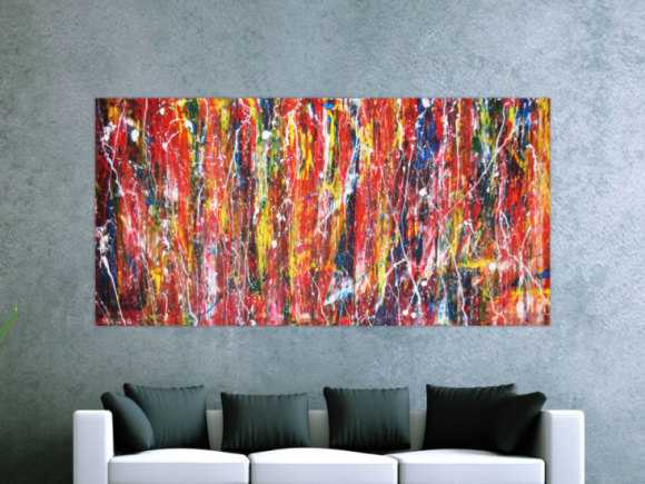 Kunstdruck Ausschnitt erstellen abstraktes Gemälde Nr. 48