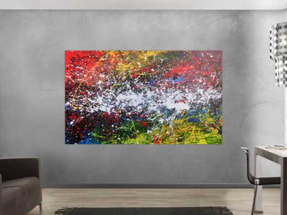 Kunstdruck Ausschnitt erstellen abstraktes Gemälde Nr. 484