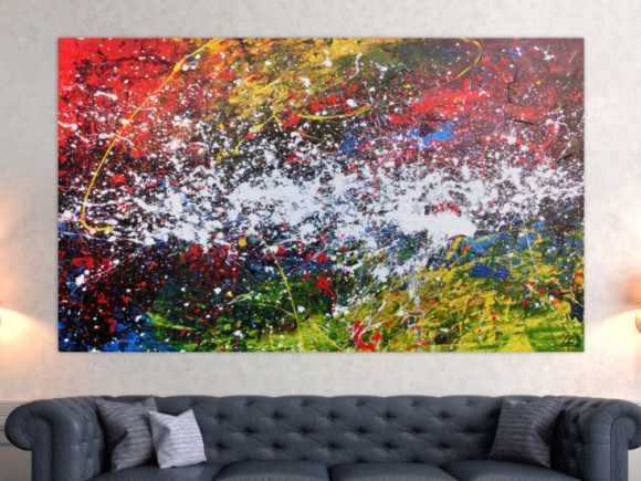 Kunstdruck Ausschnitt erstellen abstraktes Gemälde Nr. 484