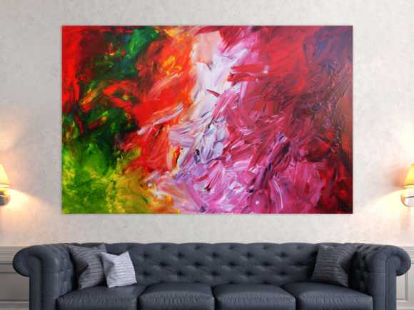 Kunstdruck Ausschnitt erstellen abstraktes Gemälde Nr. 485