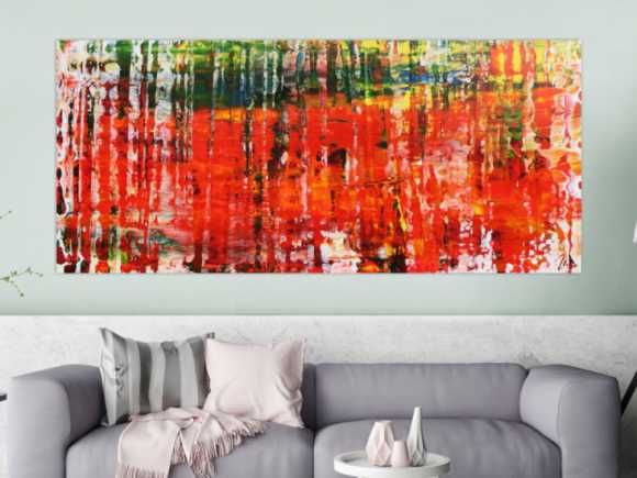 Kunstdruck Ausschnitt erstellen abstraktes Gemälde Nr. 486