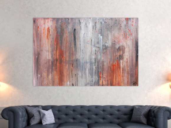 Kunstdruck Ausschnitt erstellen abstraktes Gemälde Nr. 488