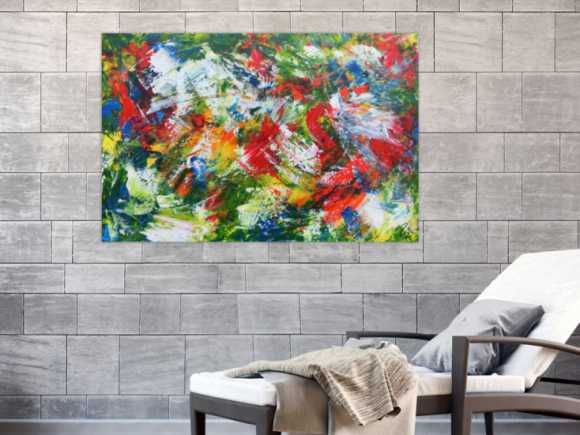 Kunstdruck Ausschnitt erstellen abstraktes Gemälde Nr. 493