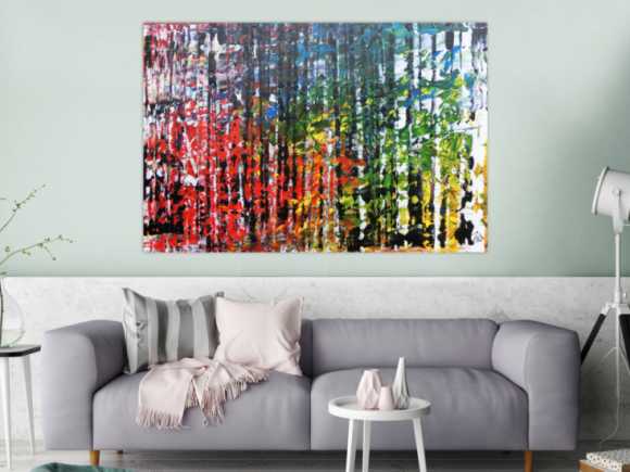 Kunstdruck Ausschnitt erstellen abstraktes Gemälde Nr. 494