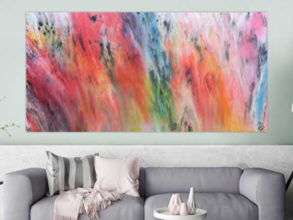 Kunstdruck Ausschnitt erstellen abstraktes Gemälde Nr. 495