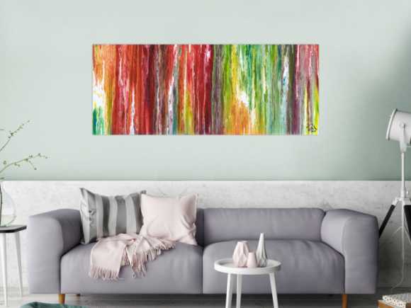 Kunstdruck Ausschnitt erstellen abstraktes Gemälde Nr. 496