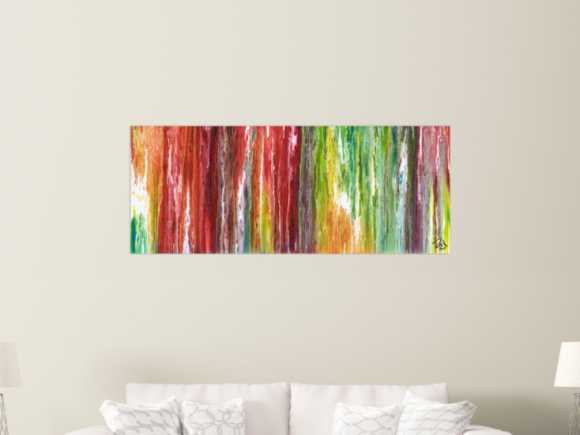 Kunstdruck auf Leinwand abstraktes Gemälde Nr. 496