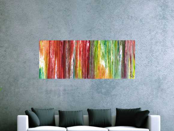 Kunstdruck auf Leinwand abstraktes Gemälde Nr. 496