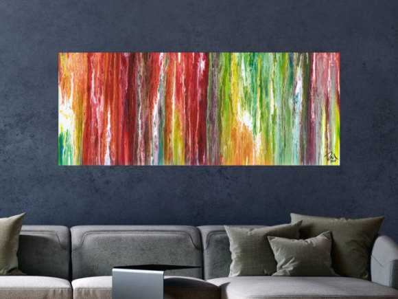 Kunstdruck Ausschnitt erstellen abstraktes Gemälde Nr. 496