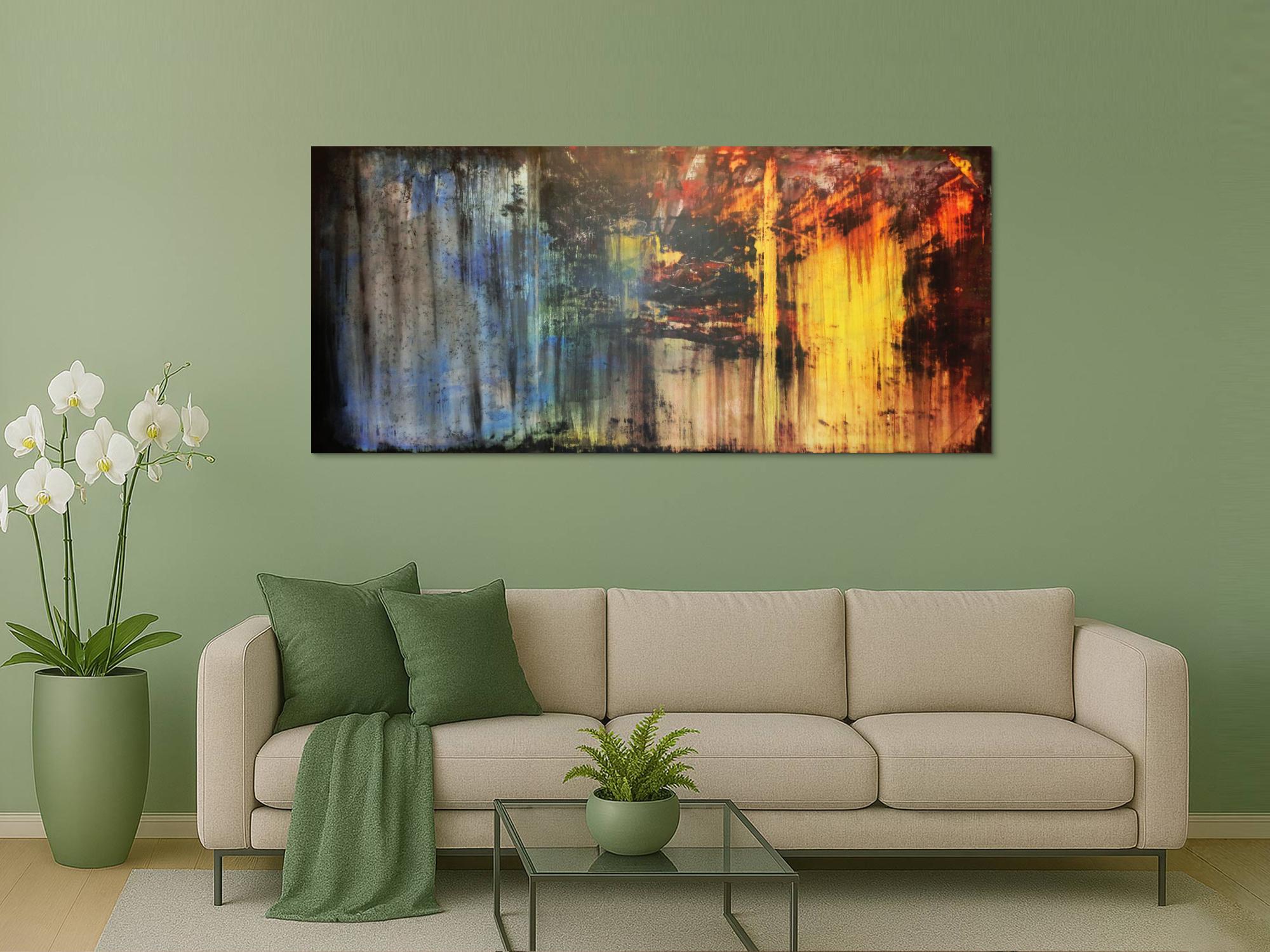 Sehr schönes abstraktes Acrylgemälde