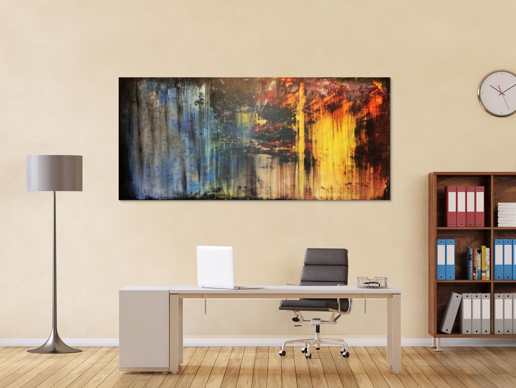 Sehr schönes abstraktes Acrylgemälde