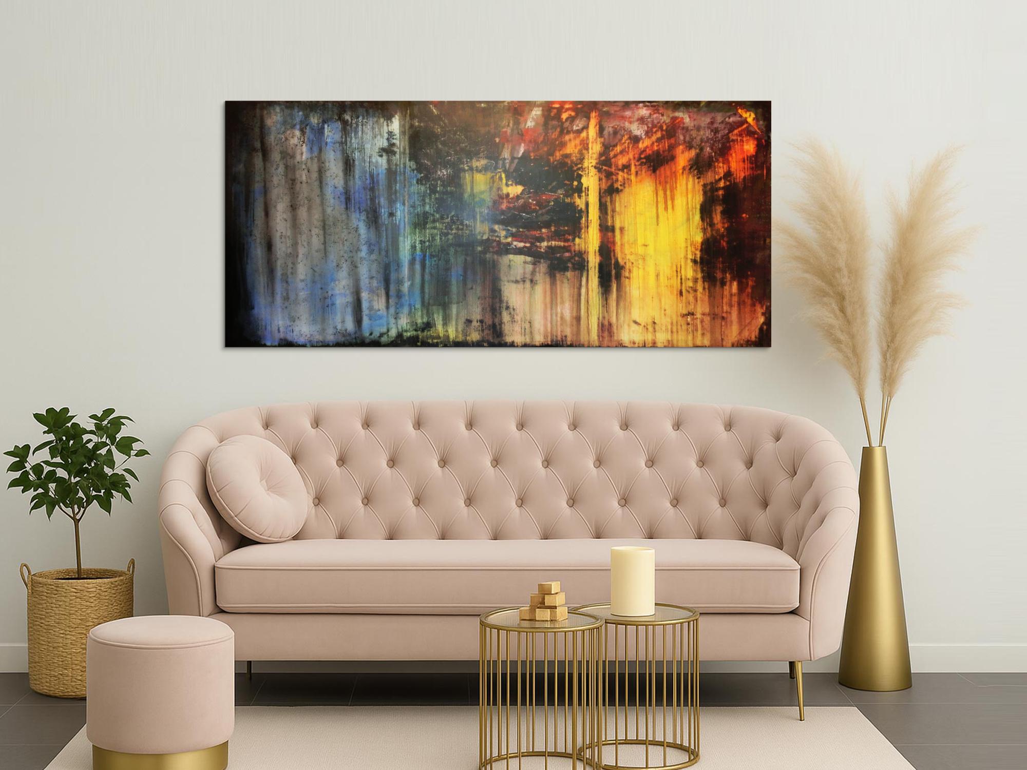 Sehr schönes abstraktes Acrylgemälde