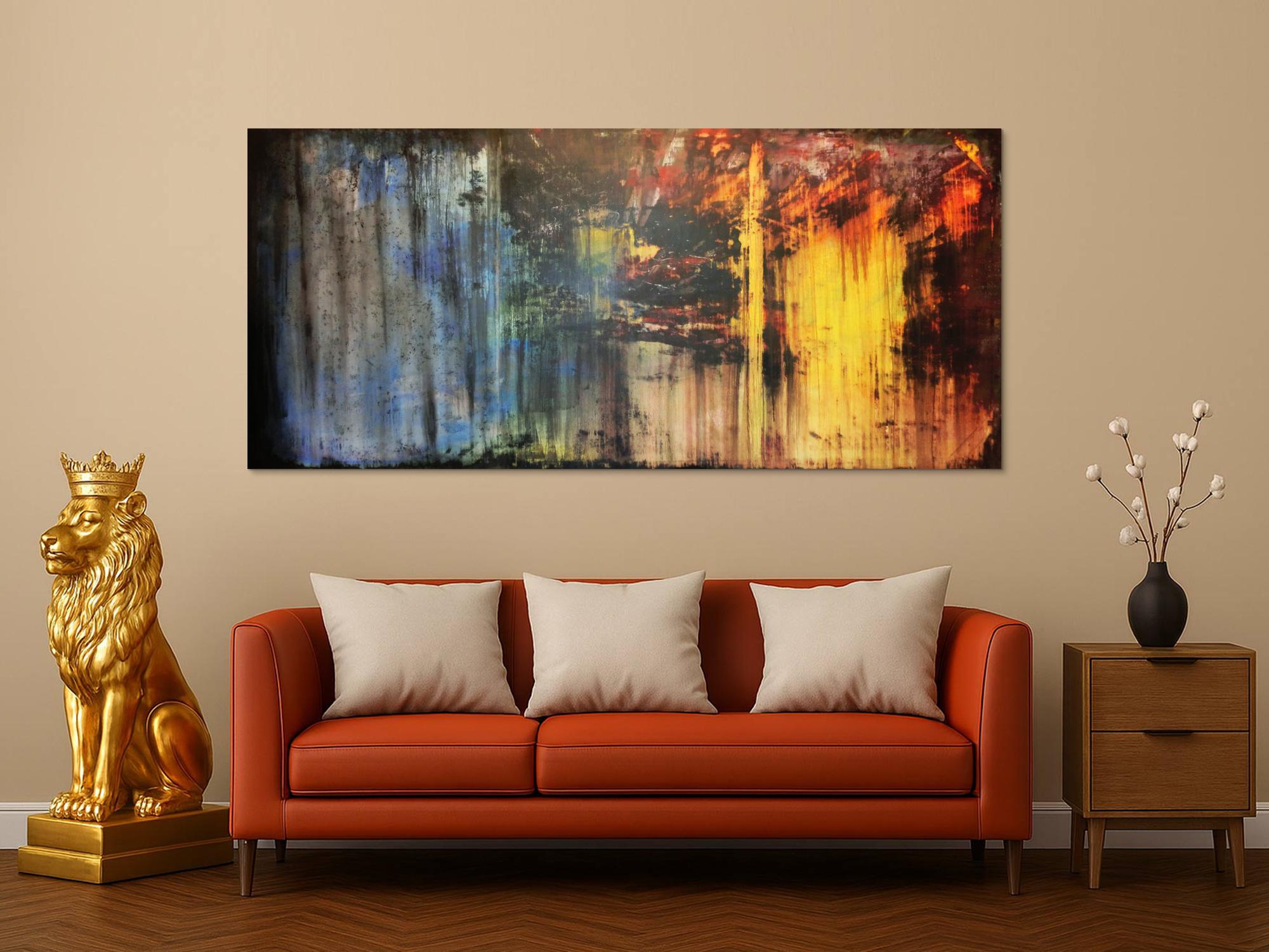 Sehr schönes abstraktes Acrylgemälde