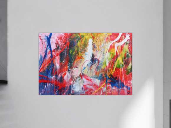 Kunstdruck Ausschnitt erstellen abstraktes Gemälde Nr. 503
