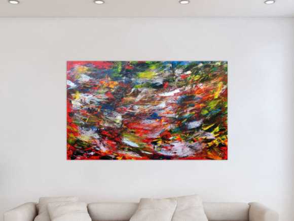 Kunstdruck Ausschnitt erstellen abstraktes Gemälde Nr. 507