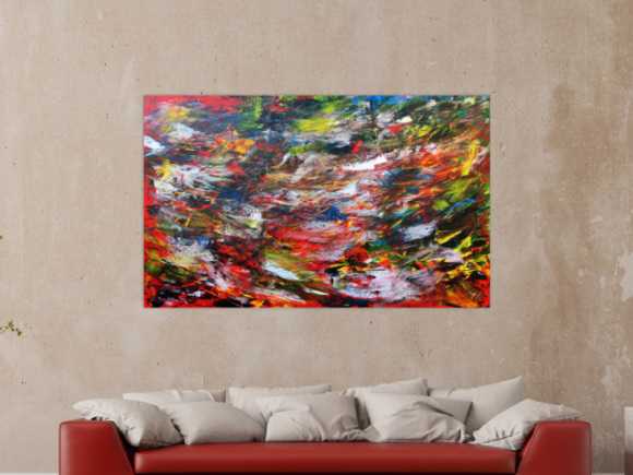 Kunstdruck Ausschnitt erstellen abstraktes Gemälde Nr. 507
