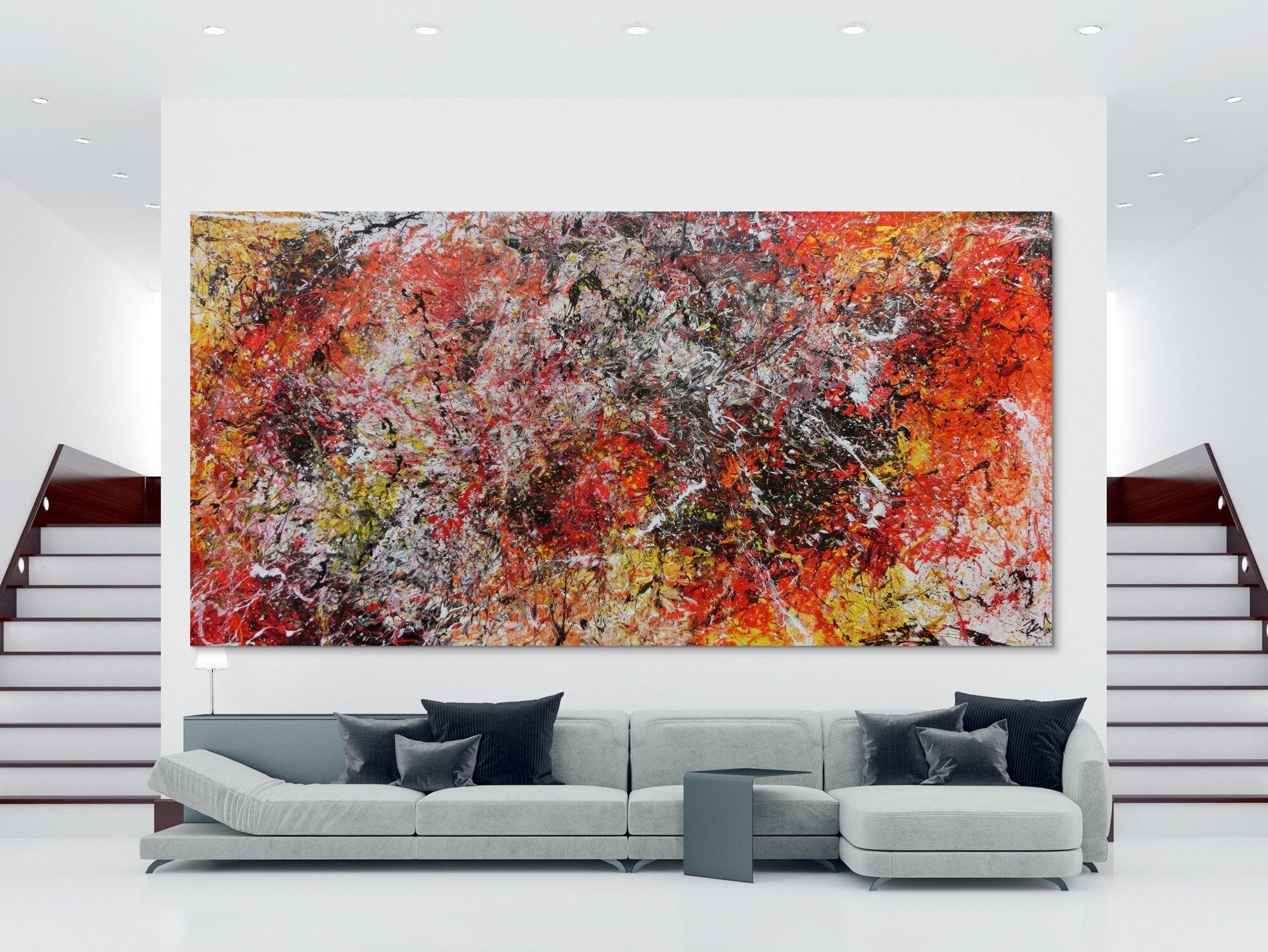 XXXL Acrylgemälde abstrakt