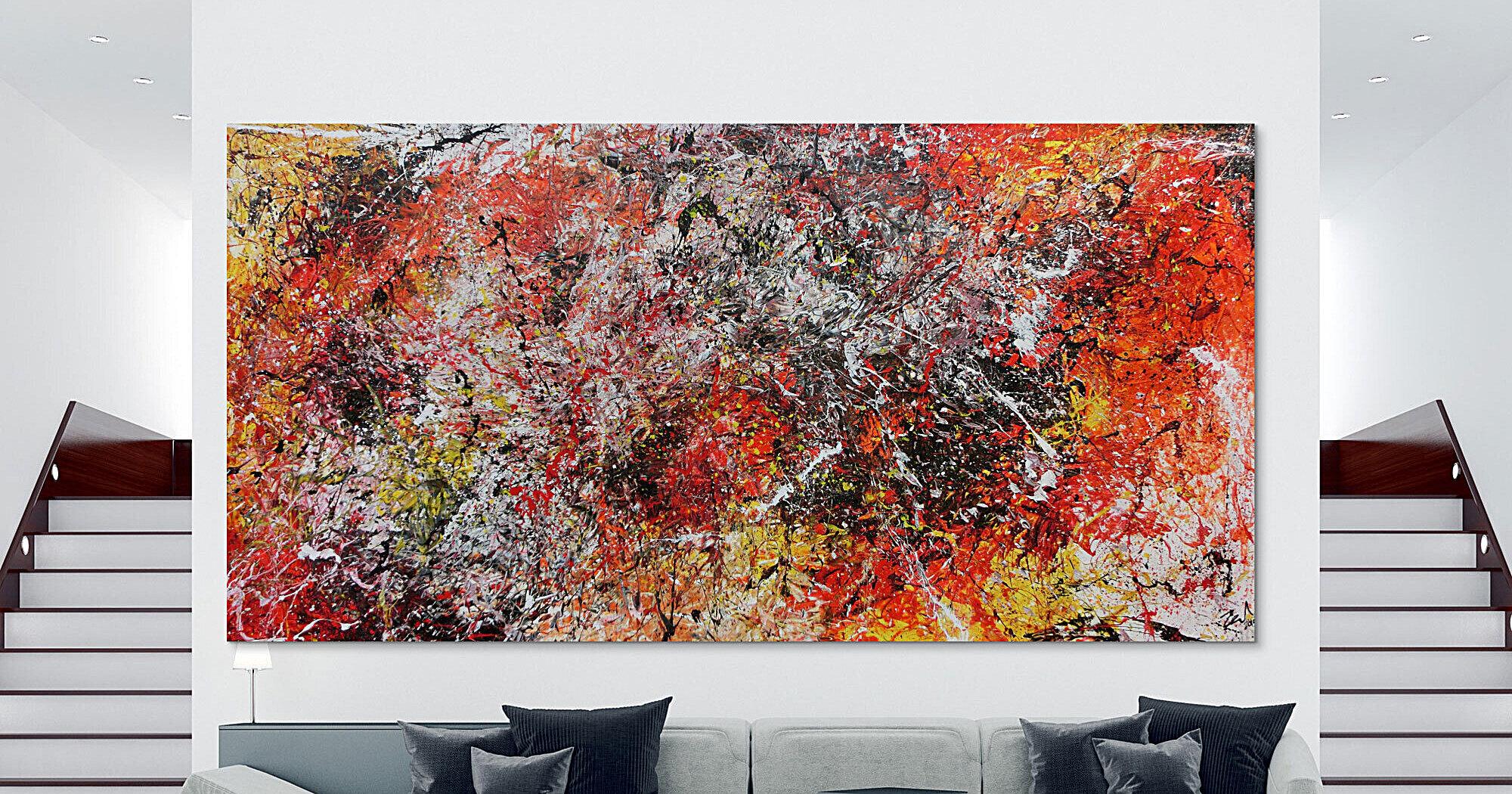 XXXL Acrylgemälde abstrakt