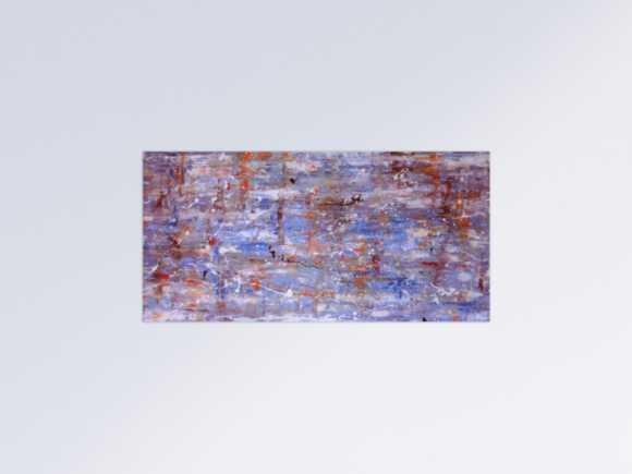 Abstraktes Acrylbild lila