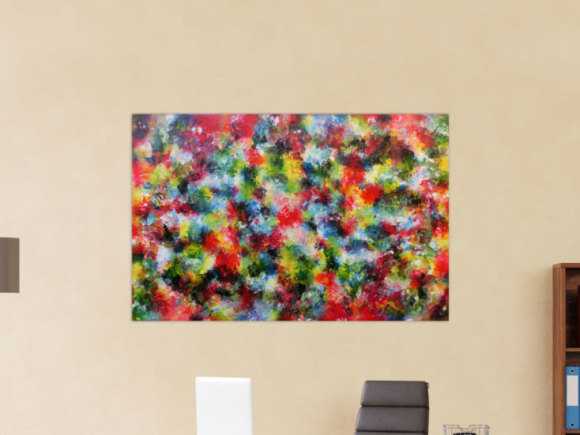 Kunstdruck Ausschnitt erstellen abstraktes Gemälde Nr. 531