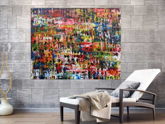 Kunstdruck Ausschnitt erstellen abstraktes Gemälde Nr. 535