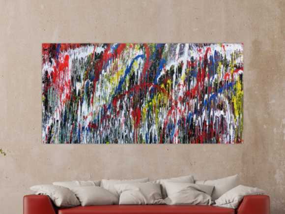 Kunstdruck Ausschnitt erstellen abstraktes Gemälde Nr. 539