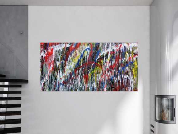 Kunstdruck Ausschnitt erstellen abstraktes Gemälde Nr. 539