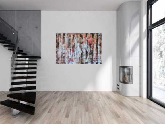Abstraktes Acrylbild 