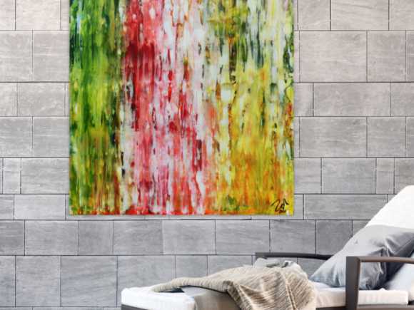 Kunstdruck Ausschnitt erstellen abstraktes Gemälde Nr. 548