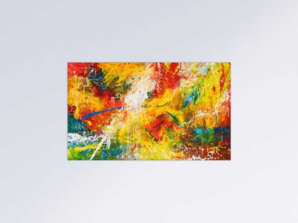 Kunstdruck Ausschnitt erstellen abstraktes Gemälde Nr. 550