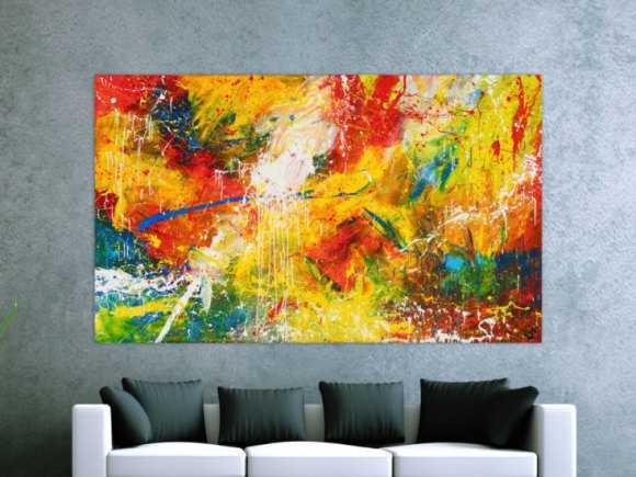 Kunstdruck auf Leinwand abstraktes Gemälde Nr. 550