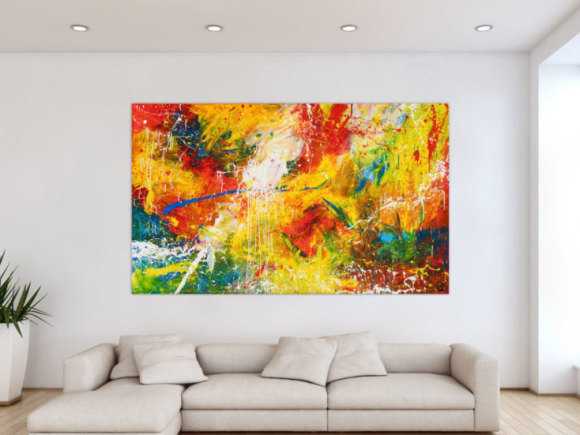 Kunstdruck auf Leinwand abstraktes Gemälde Nr. 550