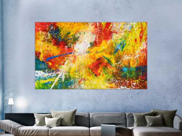 Kunstdruck Ausschnitt erstellen abstraktes Gemälde Nr. 550