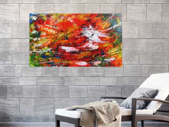 Kunstdruck Ausschnitt erstellen abstraktes Gemälde Nr. 556