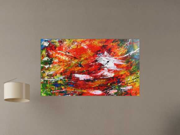 Kunstdruck Ausschnitt erstellen abstraktes Gemälde Nr. 556