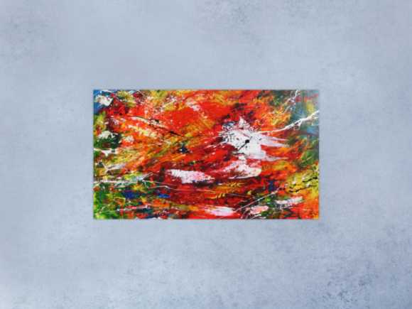 Kunstdruck Ausschnitt erstellen abstraktes Gemälde Nr. 556