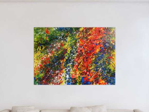 Kunstdruck Ausschnitt erstellen abstraktes Gemälde Nr. 557