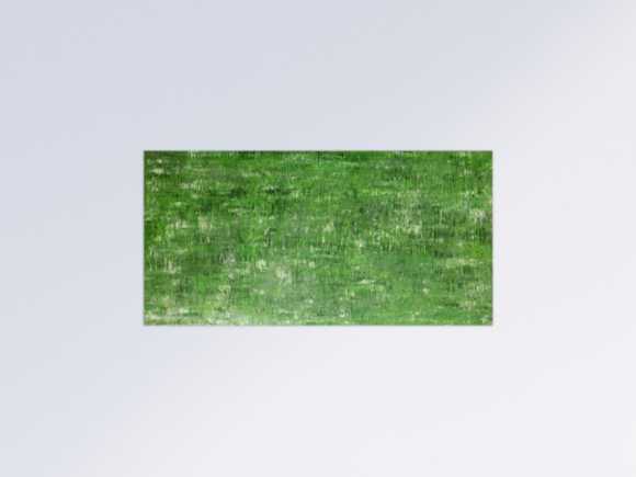Abstraktes Acrylbild grünes Muster