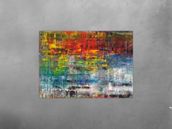 Kunstdruck Ausschnitt erstellen abstraktes Gemälde Nr. 575
