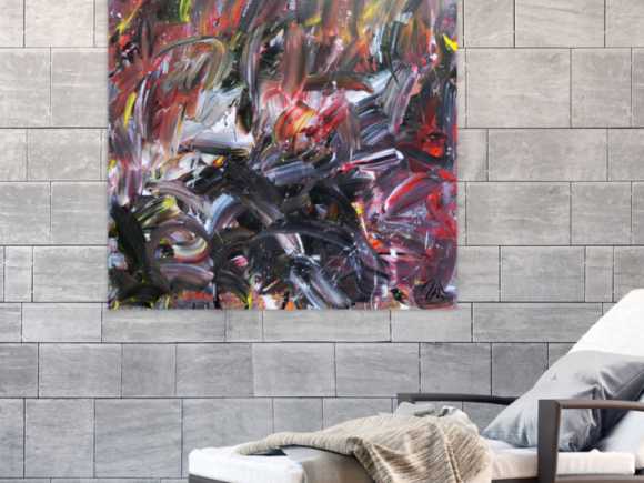 Kunstdruck Ausschnitt erstellen abstraktes Gemälde Nr. 584