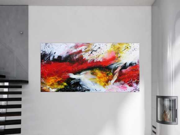 Kunstdruck Ausschnitt erstellen abstraktes Gemälde Nr. 586